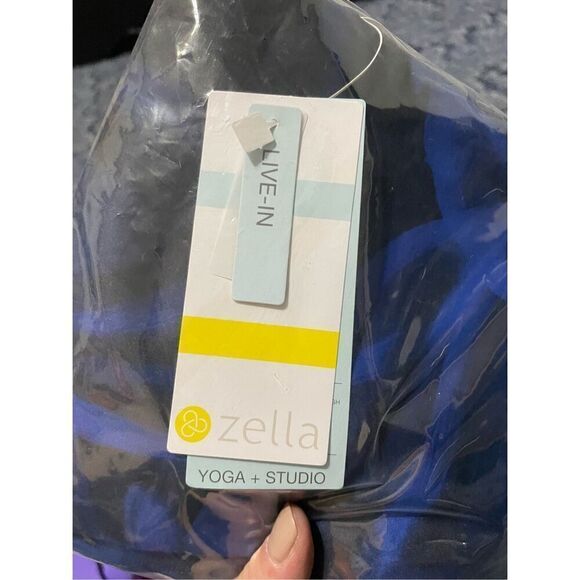 Zella Studio Lite Flex High Waist 7/8 Leggings Blue London Roisin Mazarine Small - Picture 5 of 6